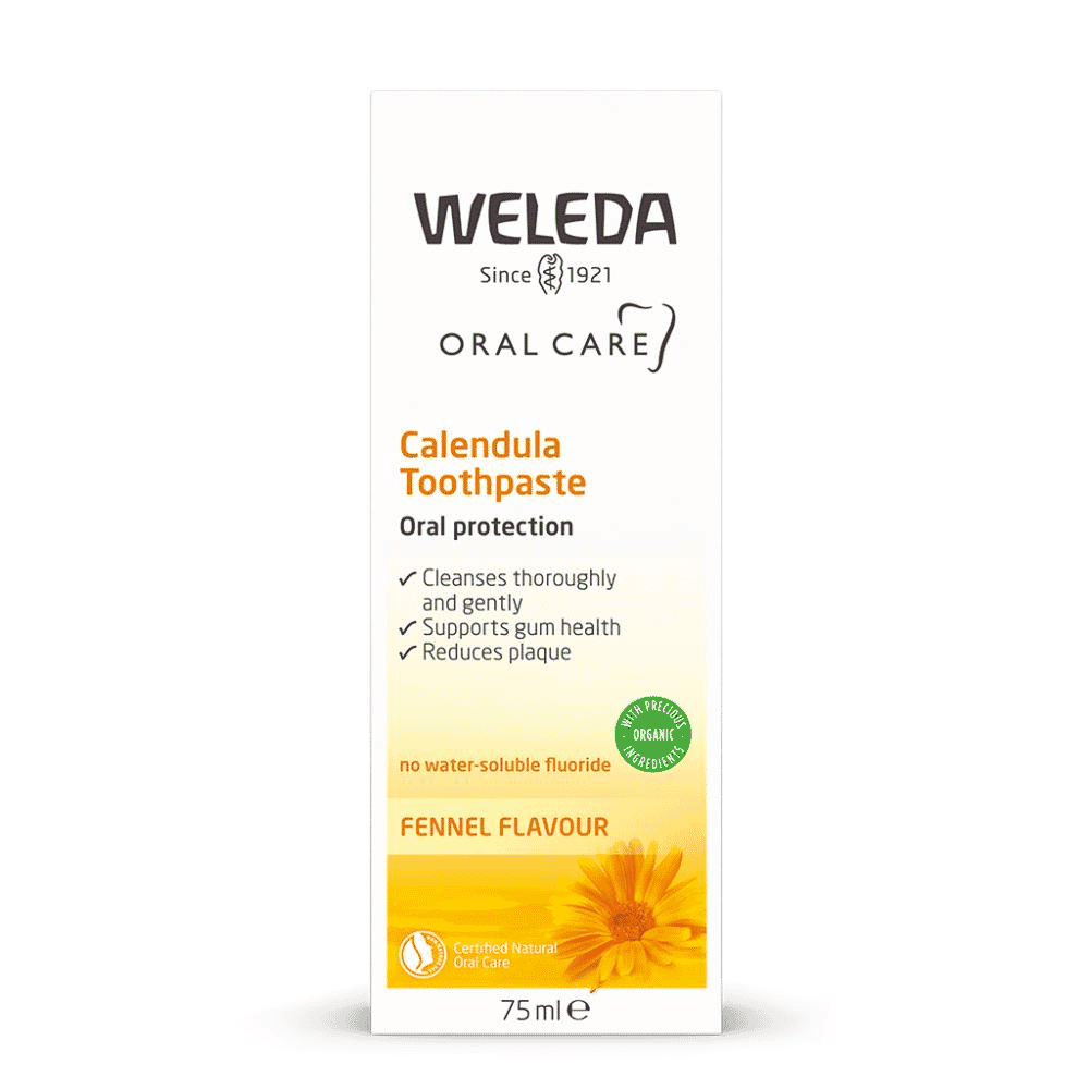 Oral Care Calendula Toothpaste Fennel Flavour 75ml