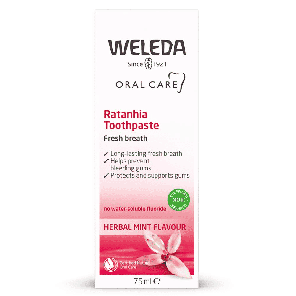 Oral Care Ratanhia Toothpaste Herbal Mint Flavour 75ml