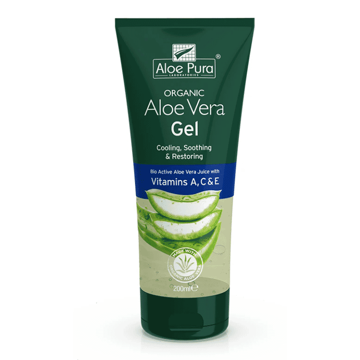 Organic Aloe Vera Gel + Vitamins A,C & E 200ml