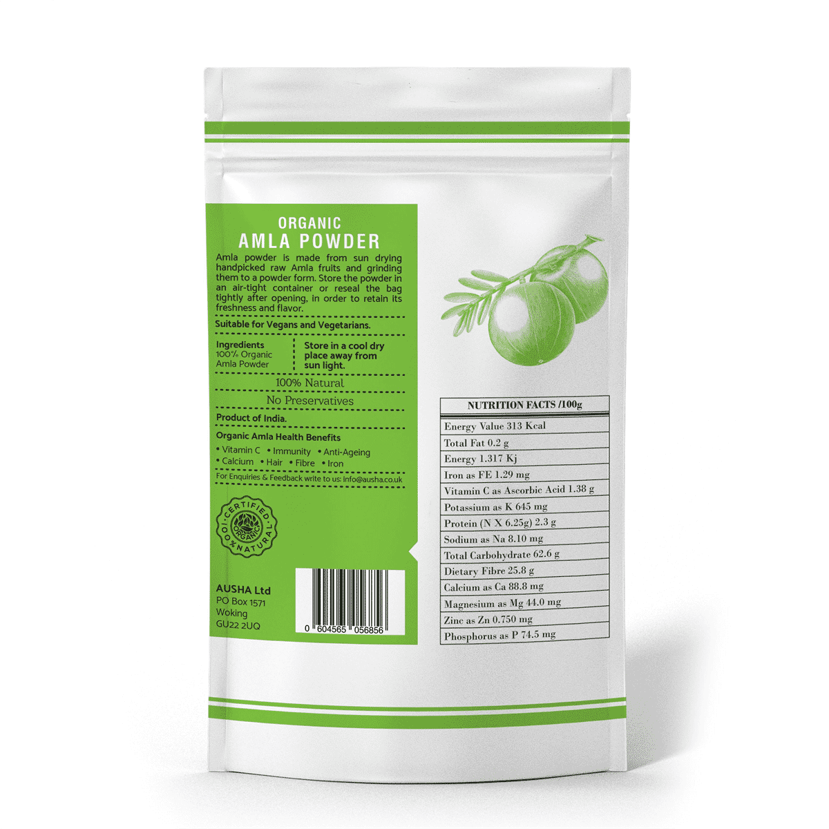 Organic Amla Powder 100g
