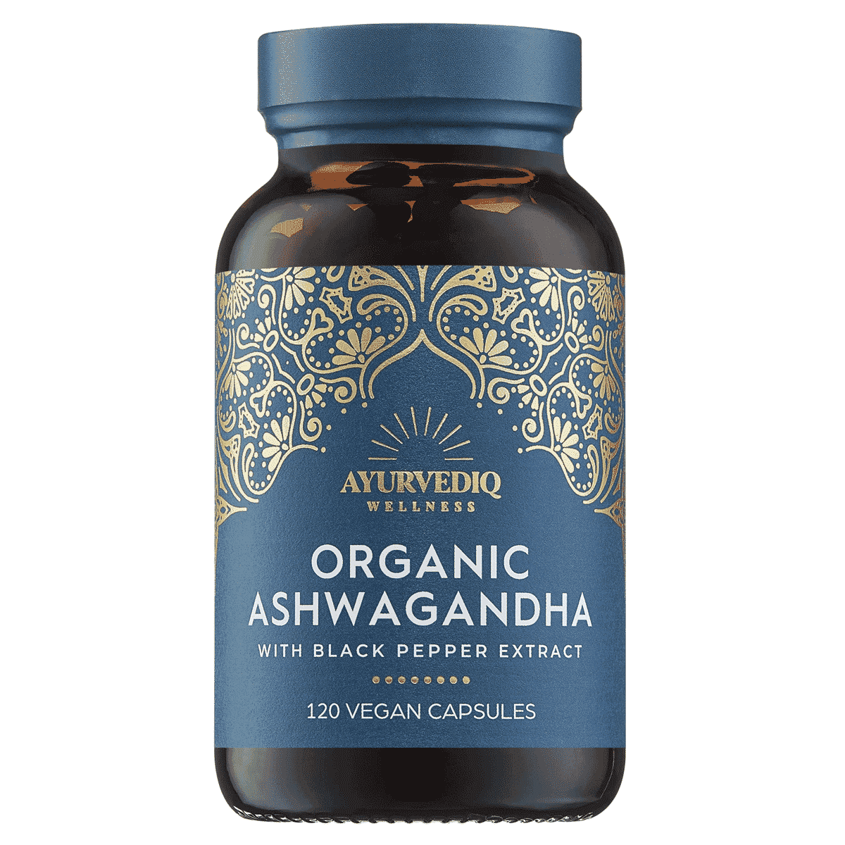 Organic Ashwagandha with Black Pepper Extract 120s