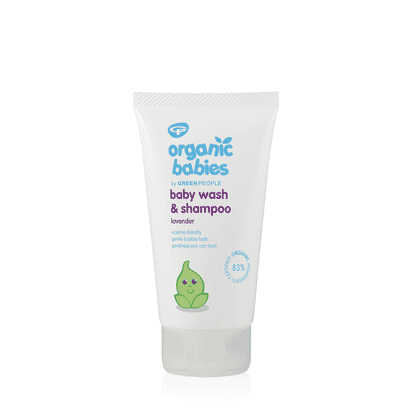 Organic Babies Baby Wash & Shampoo Lavender 150ml
