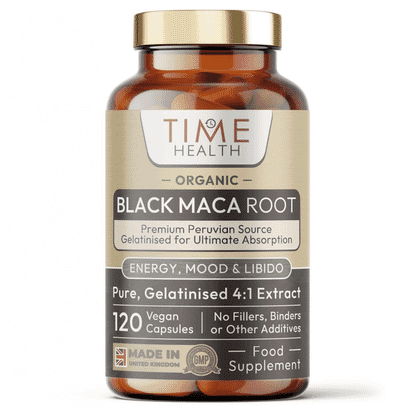 Organic Black Maca Root 120s