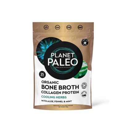 Organic Bone Broth Collagen Protein - Cooling Herbs 225g