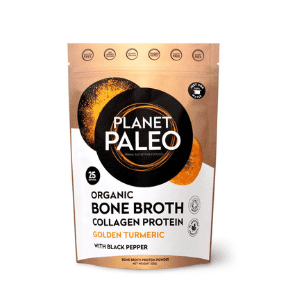 Organic Bone Broth Collagen Protein Golden Turmeric 225g