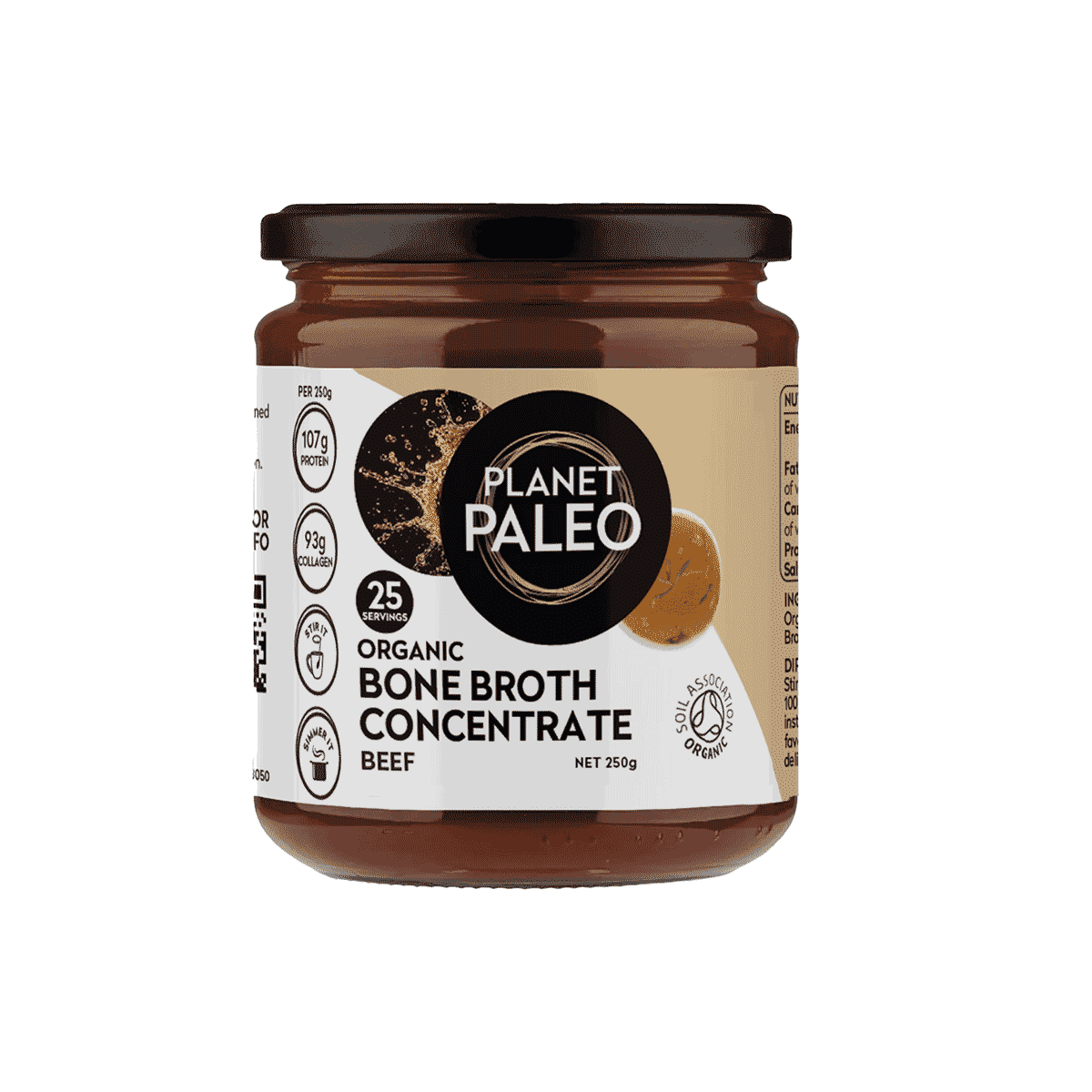 Organic Bone Broth Concentrate Beef 250g