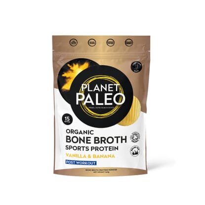 Organic Bone Broth Sports Protein Vanilla & Banana 240g