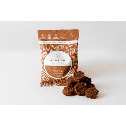 Organic Cacao Coconut Bites 10 x 40g CASE