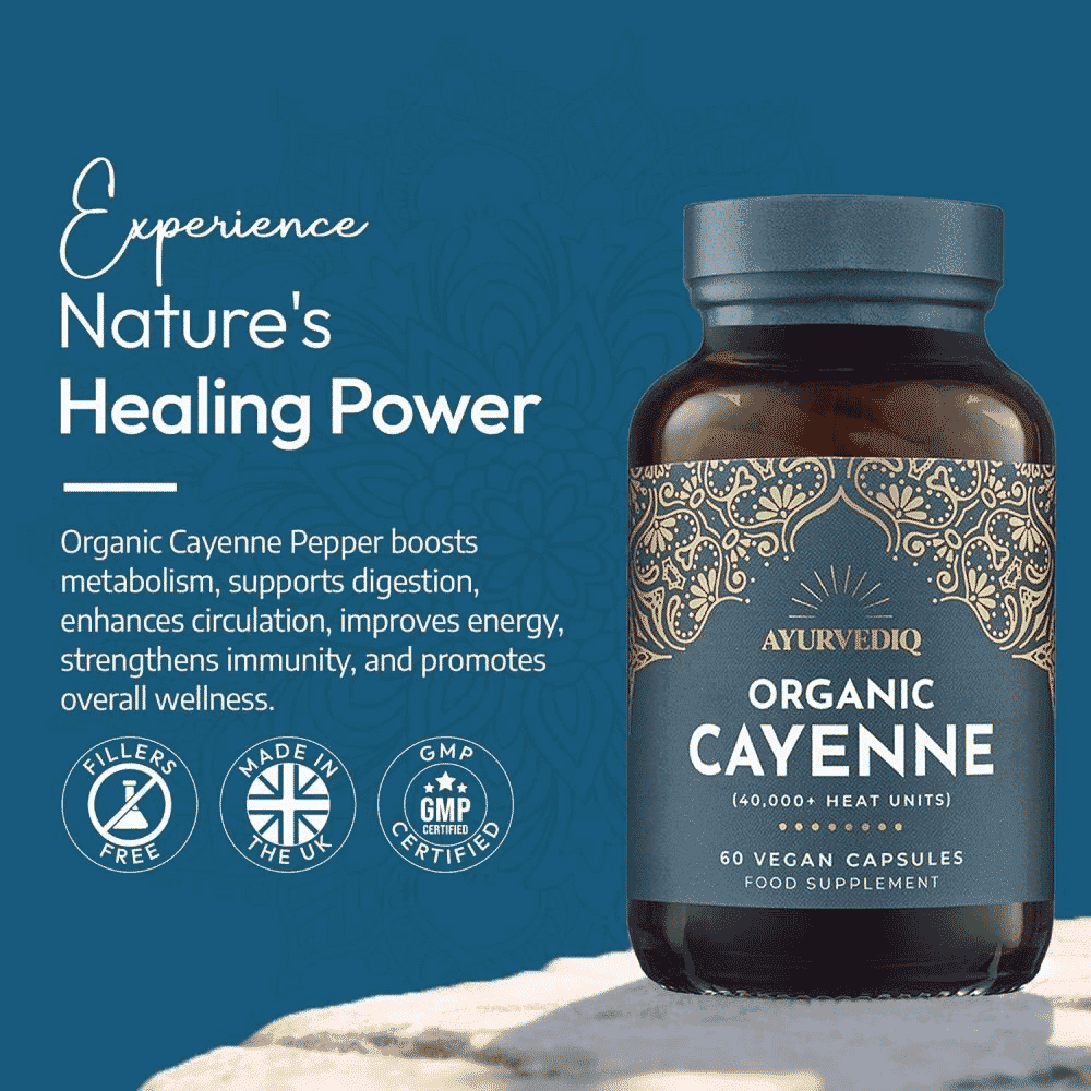 Organic Cayenne 60s