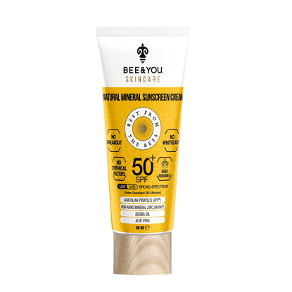 Organic Certified Mineral Sunscreen Cream 50+ SPF 80ml