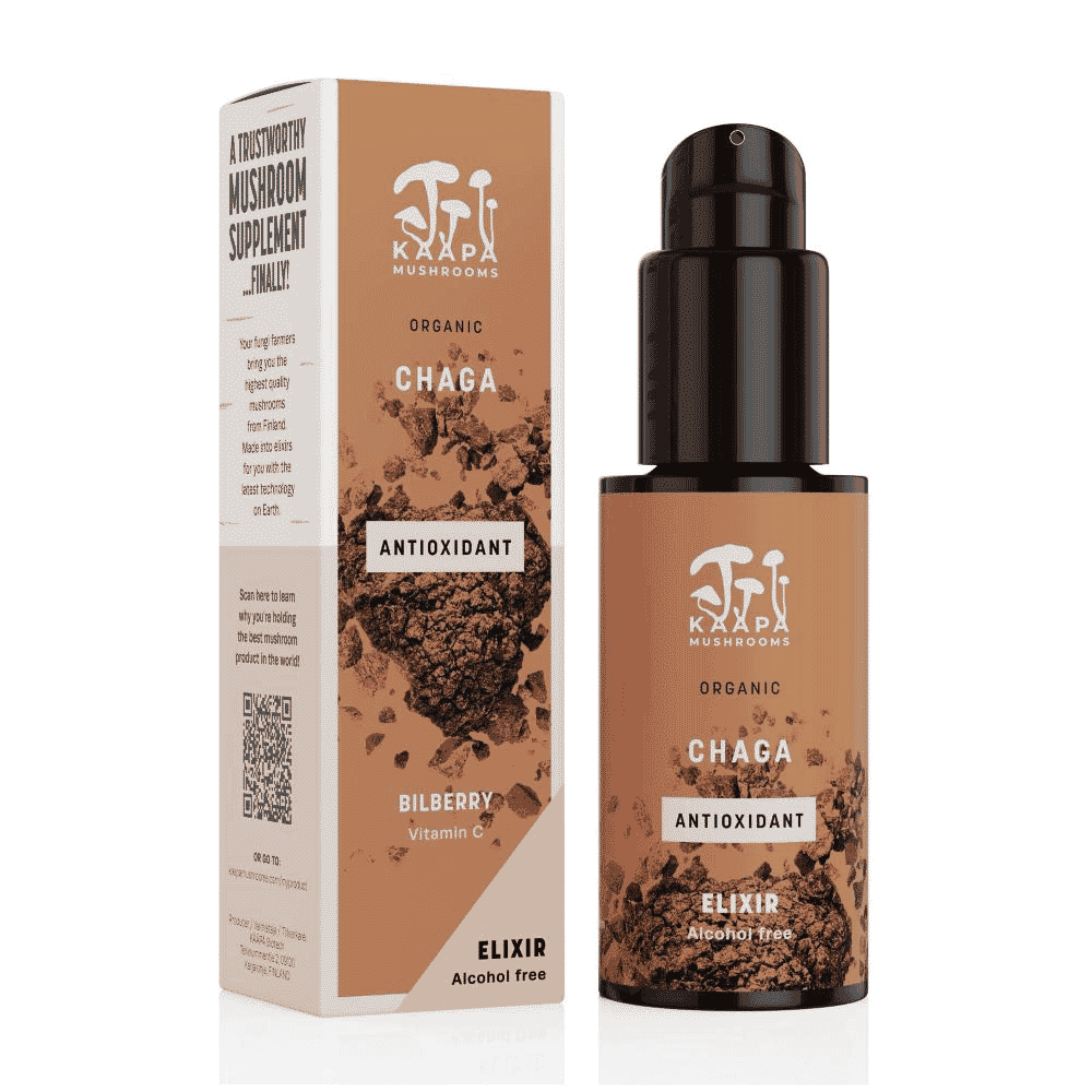 Organic Chaga Antioxidant Elixir Alcohol Free 50ml