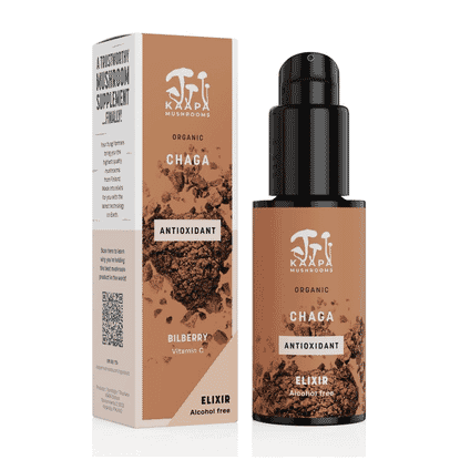 Organic Chaga Antioxidant Elixir Alcohol Free 50ml