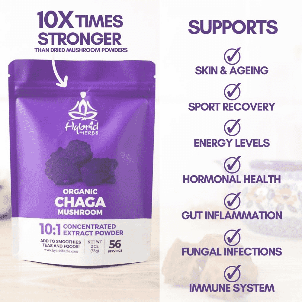 Organic Chaga Mushroom 56g