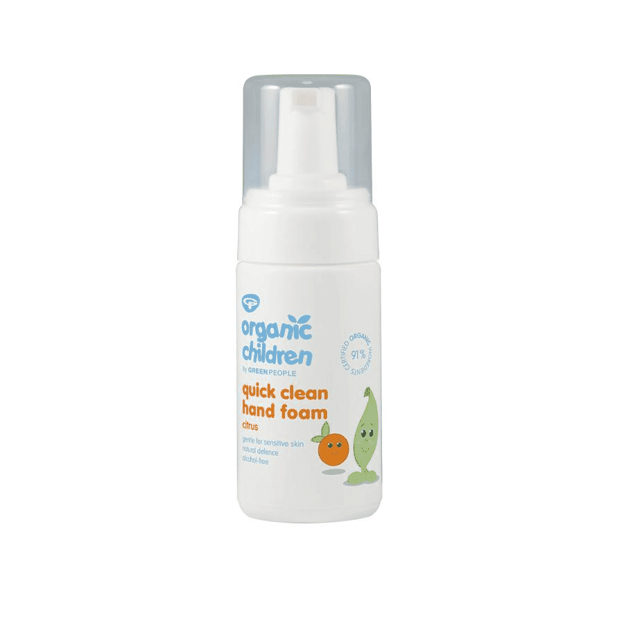Organic Children Quick Clean Hand Foam Citrus 100ml