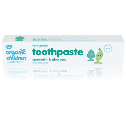 Organic Children Toothpaste Spearmint & Aloe Vera No Fluoride 50ml