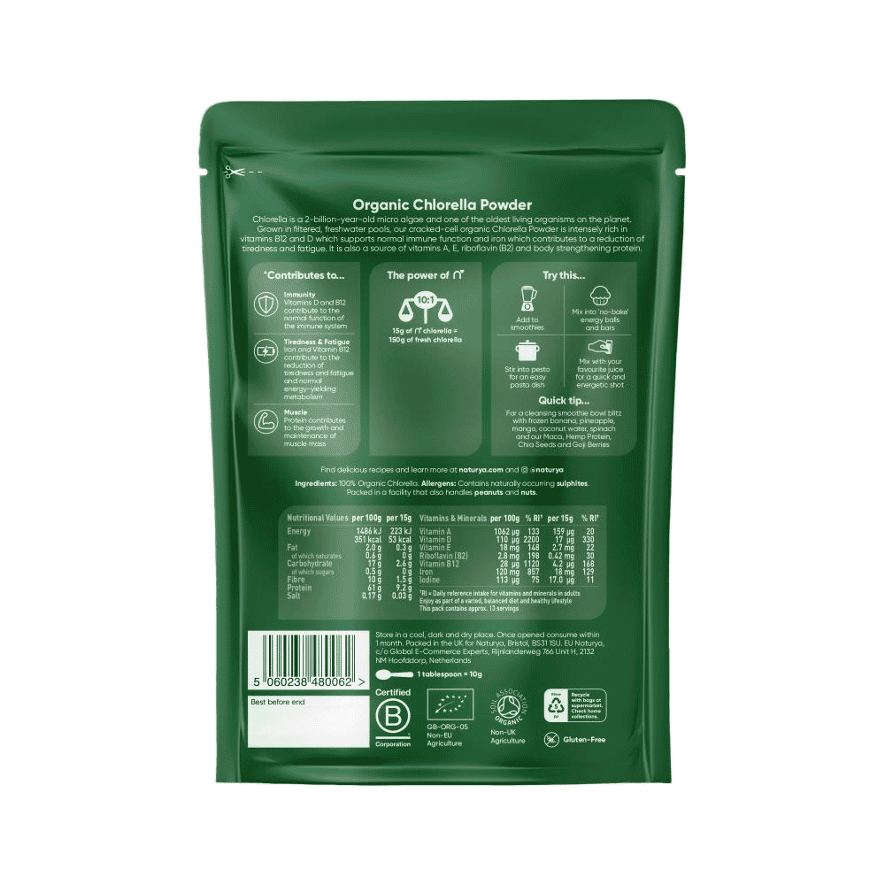 Organic Chlorella Powder 200g