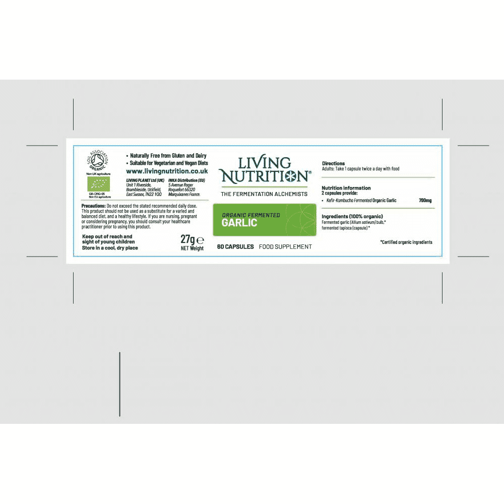 Organic Fermented Garlic 60s