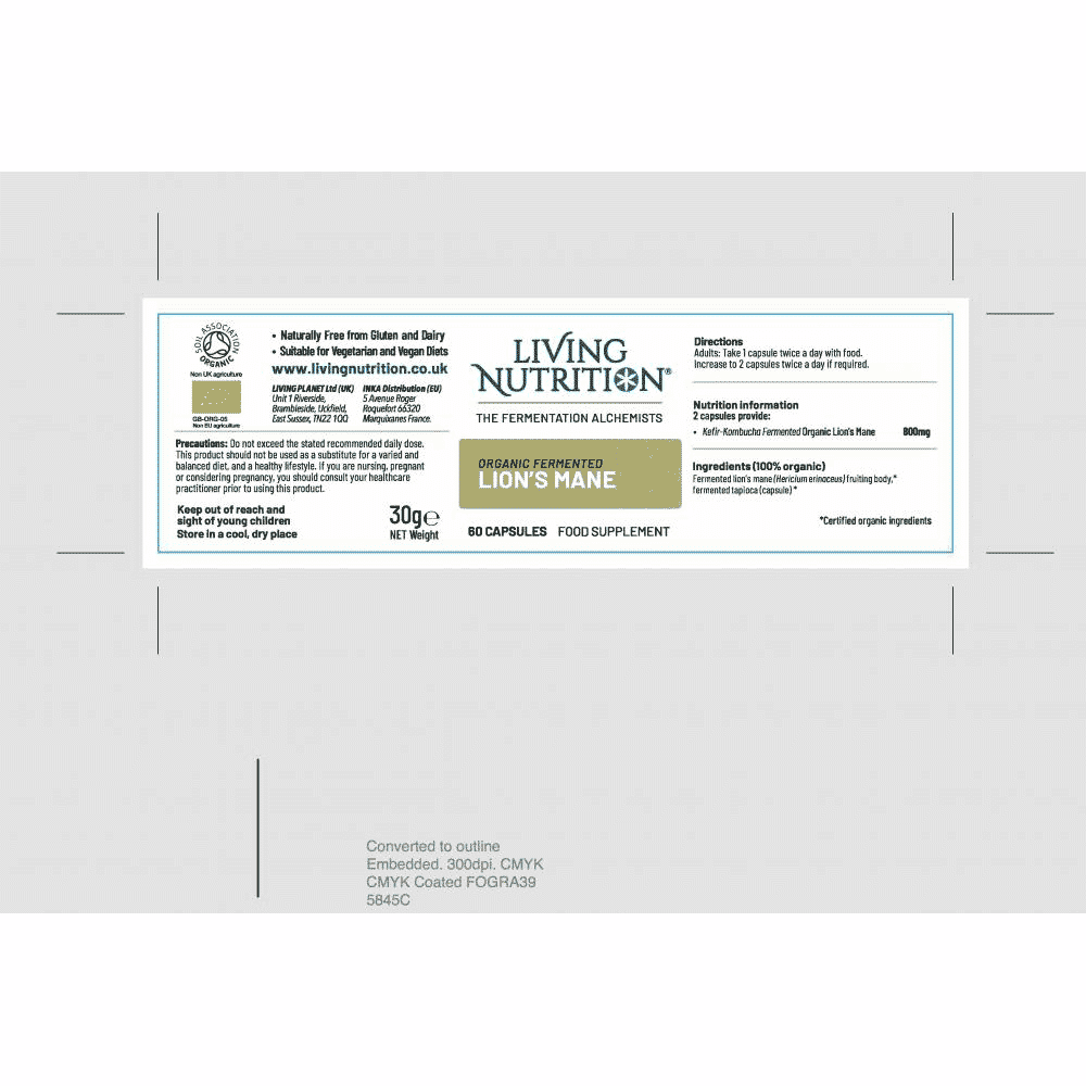 Organic Fermented Lion's Mane 60s