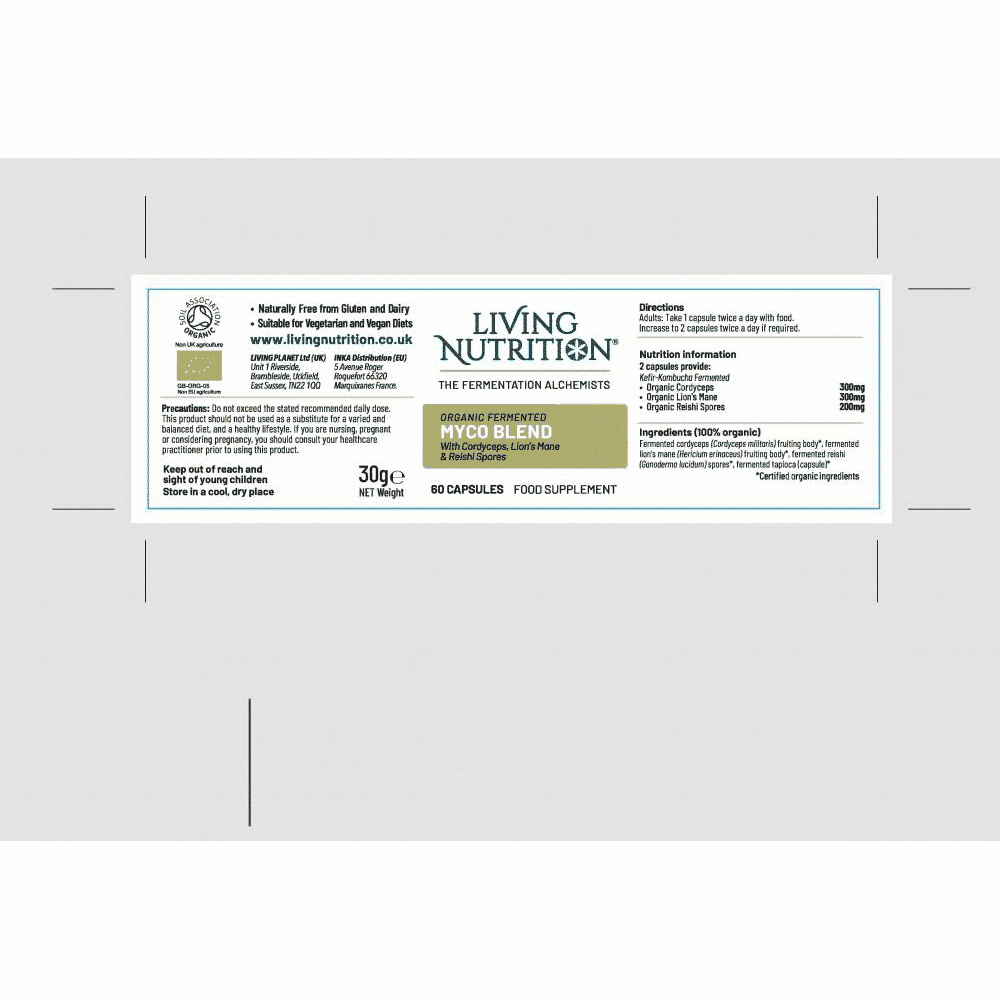 Organic Fermented Myco Blend 60s