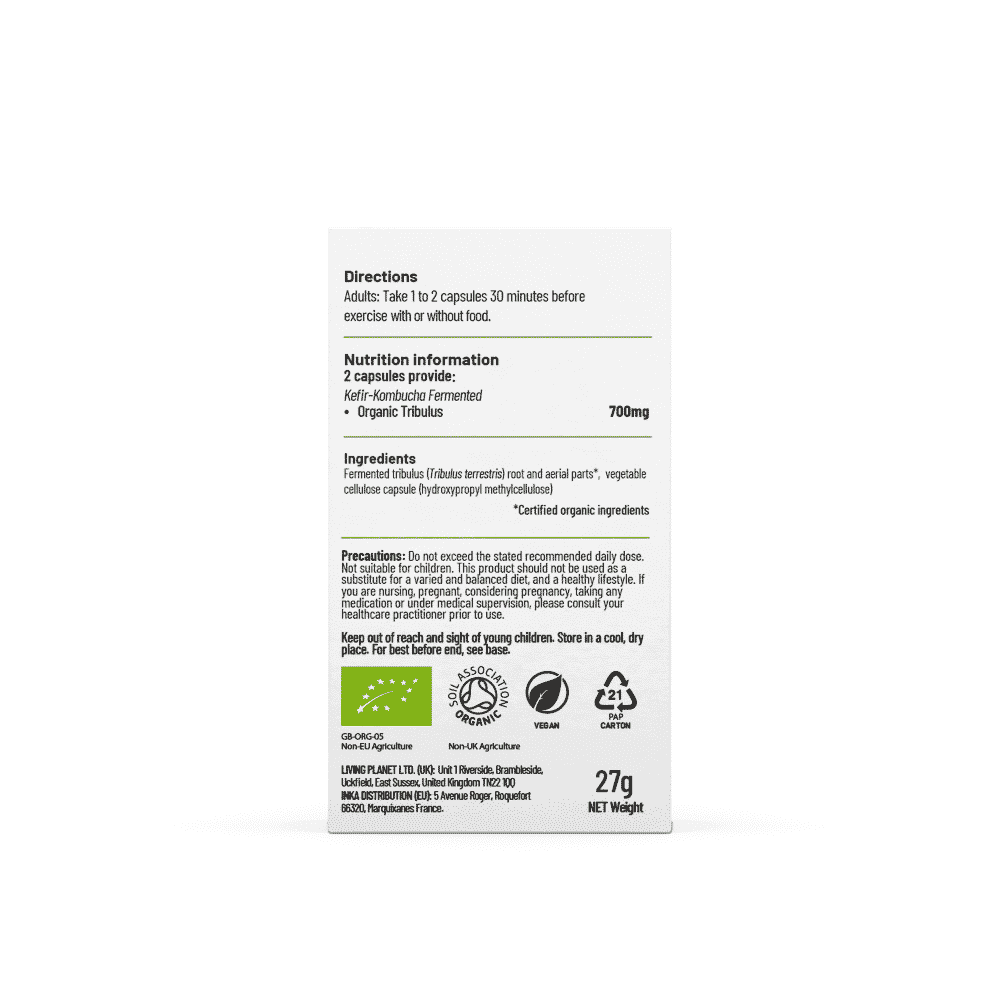 Organic Fermented Tribulus 60s