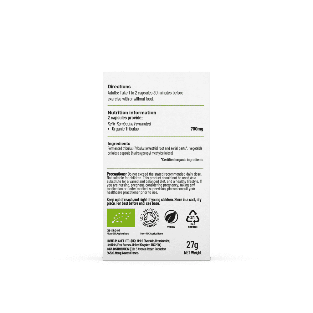 Organic Fermented Tribulus 60s