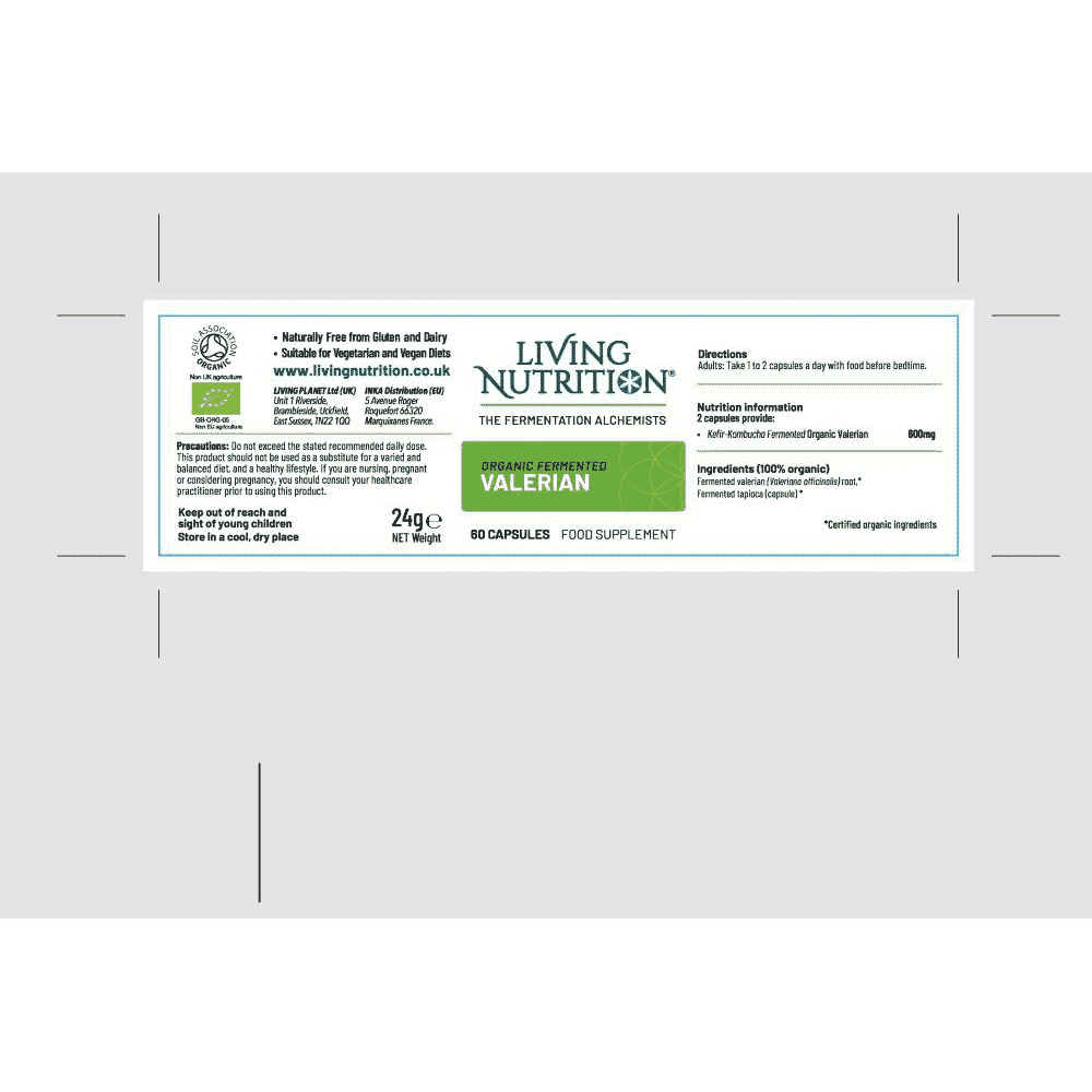 Organic Fermented Valerian 60s