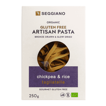 Organic Gluten Free Artisan Pasta Chickpea & Rice Tagliatelle 250g