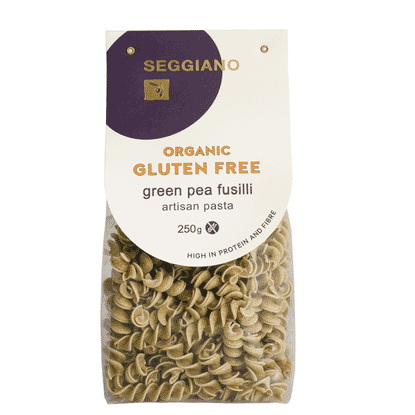 Organic Gluten Free Green Pea Fusilli 250g