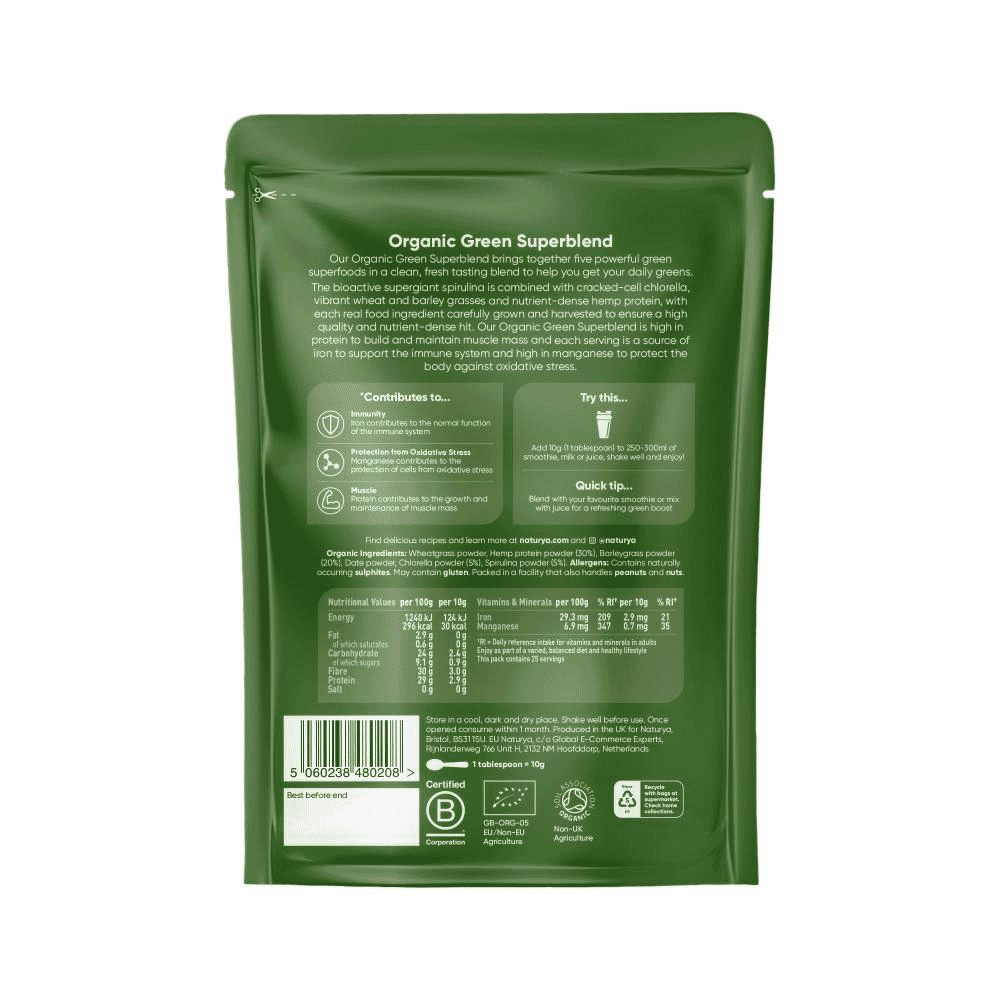 Organic Green Super Blend 250g