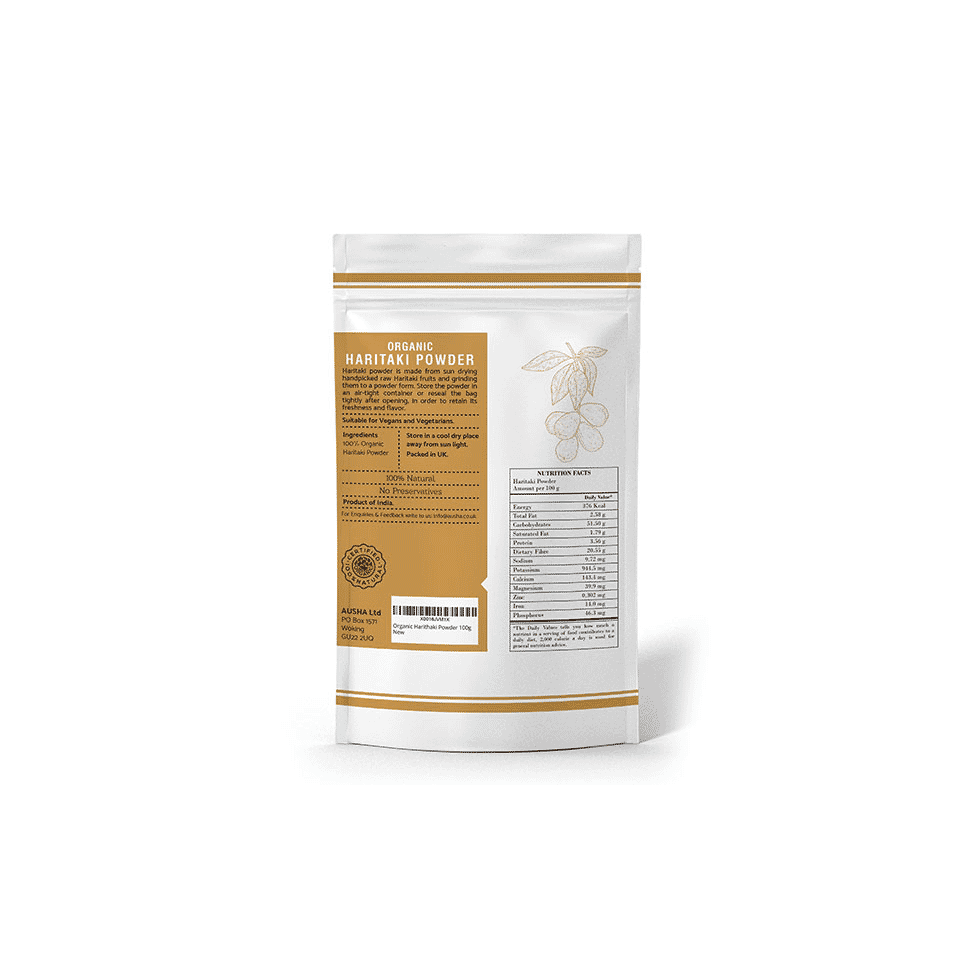 Organic Haritaki Powder 100g