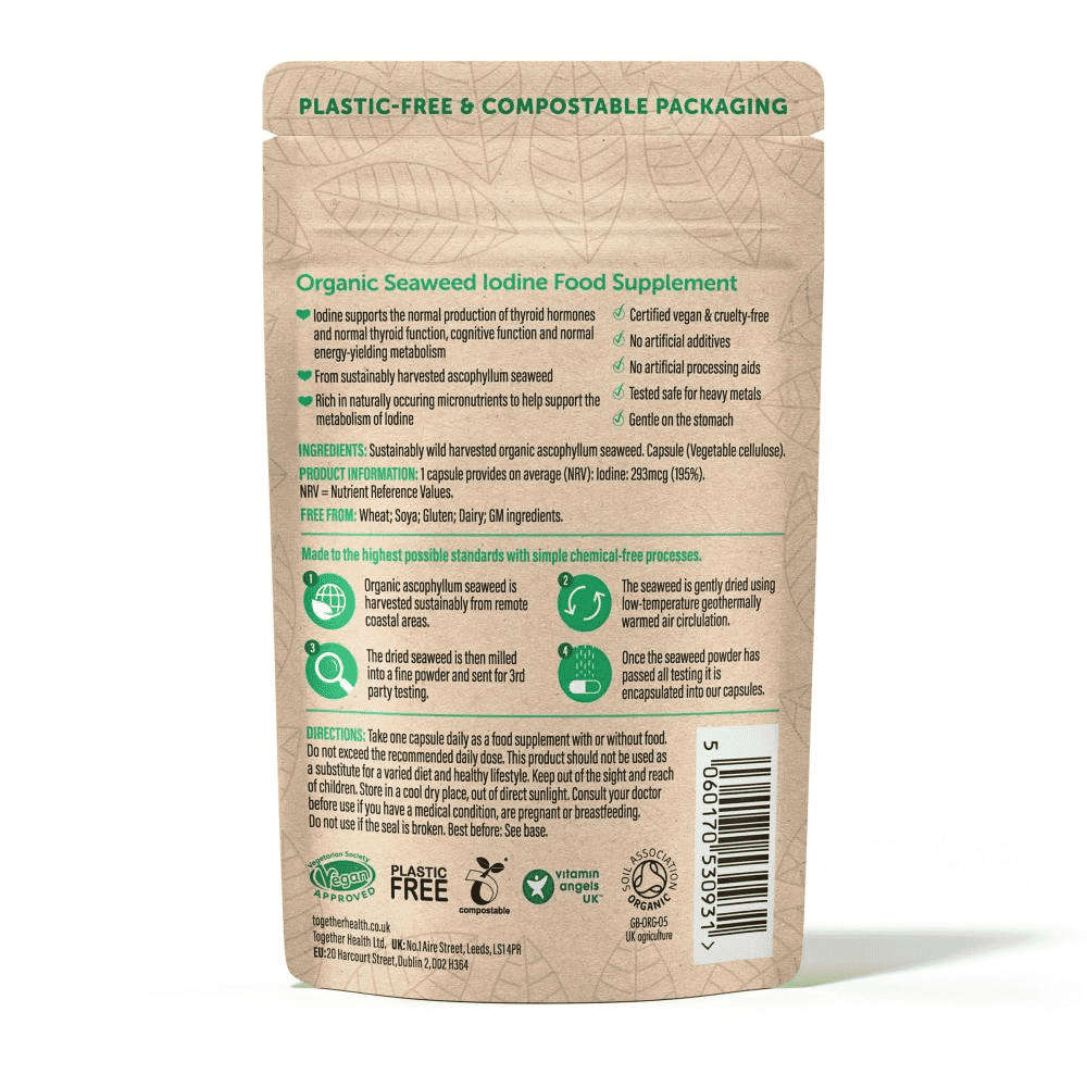 Organic Iodine From Wild Seaweed 30s