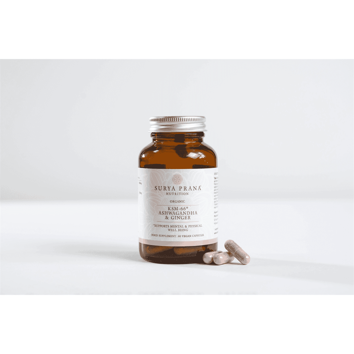Organic KSM-66® Ashwagandha & Ginger 60s