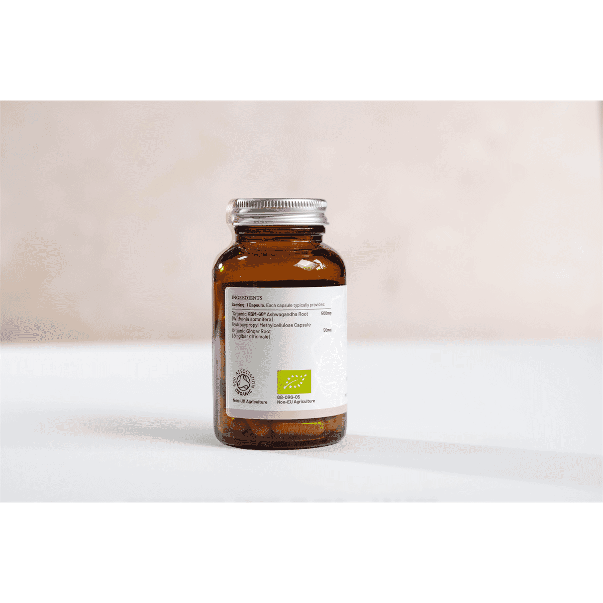 Organic KSM-66® Ashwagandha & Ginger 60s