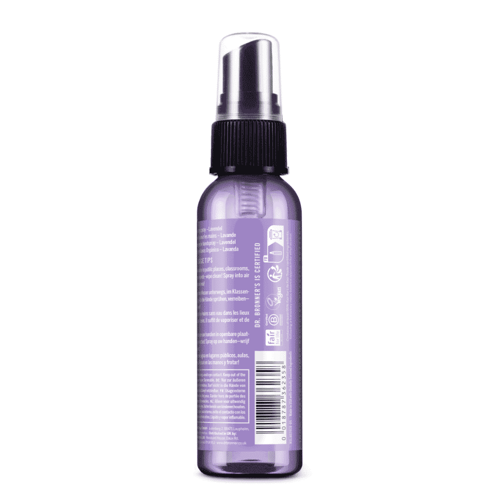 Organic Lavender Hand Cleansing Spray 60ml