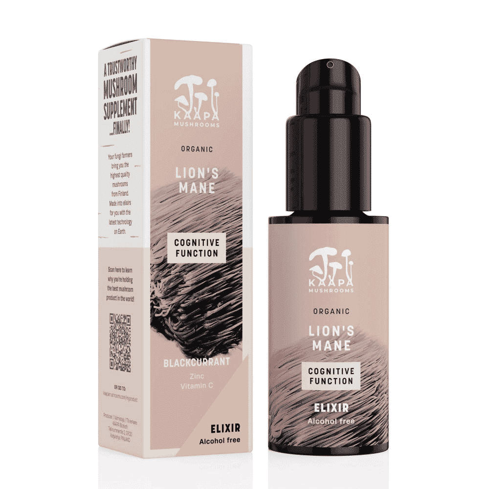 Organic Lion's Mane Cognitive Function Elixir Alcohol Free 50ml