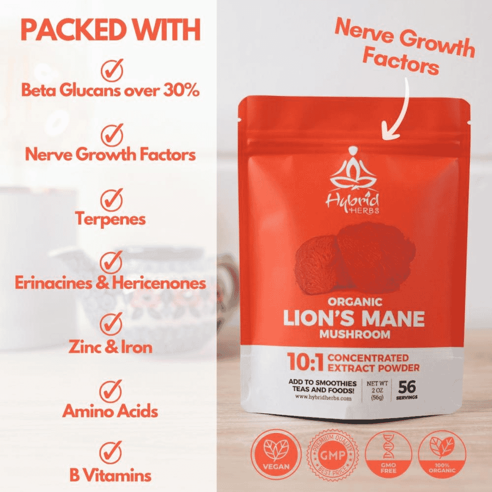 Organic Lion's Mane Mushroom 56g