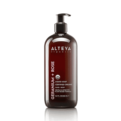 Organic Liquid Soap Geranium Rose 500ml