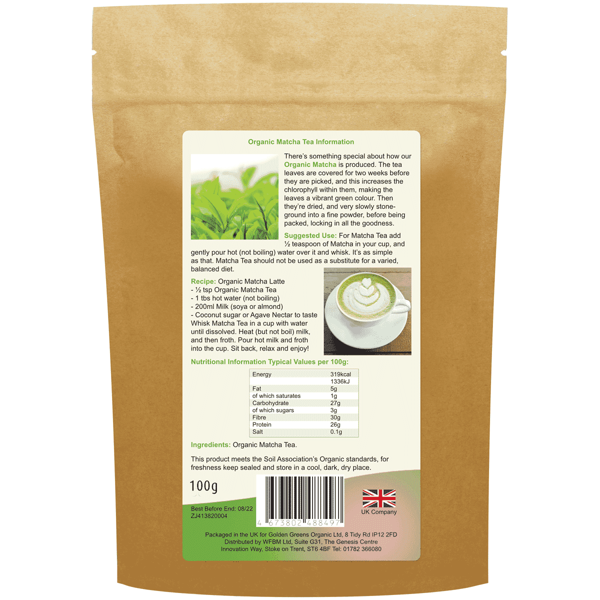 Organic Matcha Tea 100g