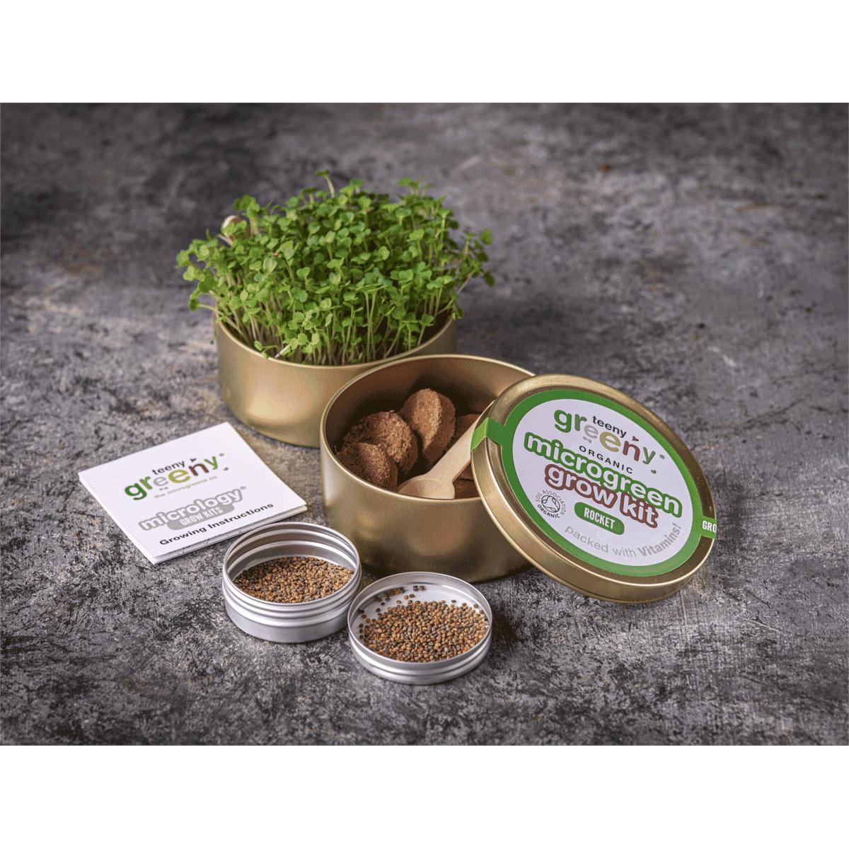 Organic Microgreen Grow Kit (Rocket)