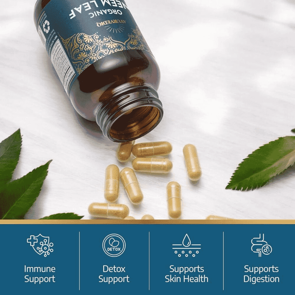 Organic Neem Leaf 60s