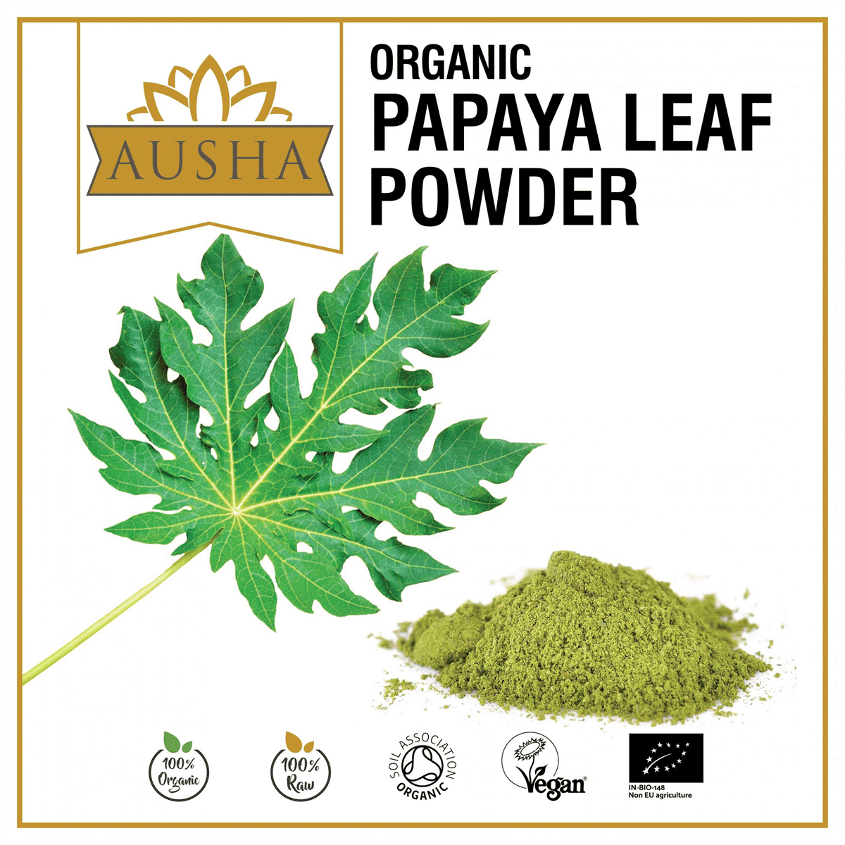 Organic Papaya Leaf Powder 100g