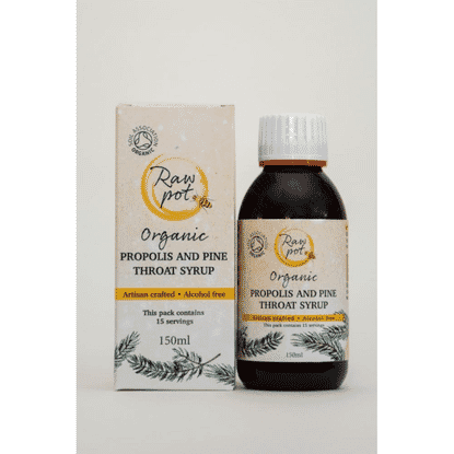 Organic Propolis and Pine Throat Syrup 150ml