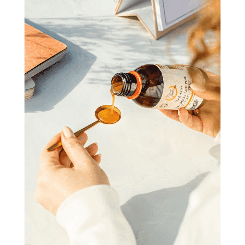 Organic Propolis and Pine Throat Syrup 150ml