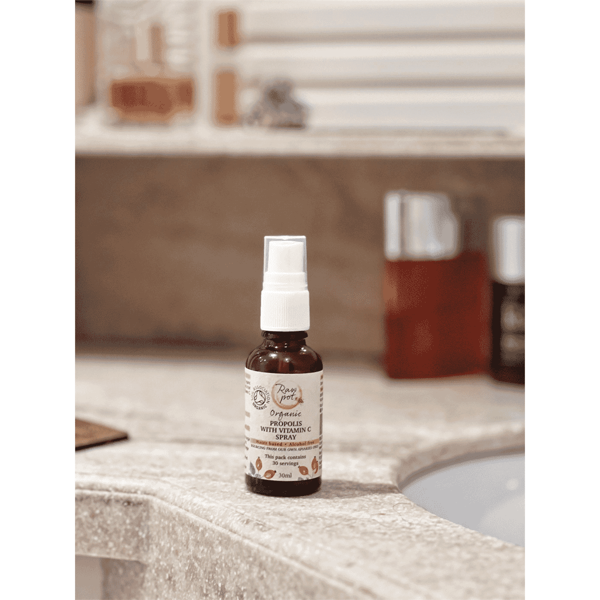 Organic Propolis with Vitamin C Spray 30ml