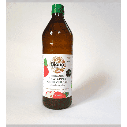 Organic Raw Apple Cider Vinegar with the Mother 750ml