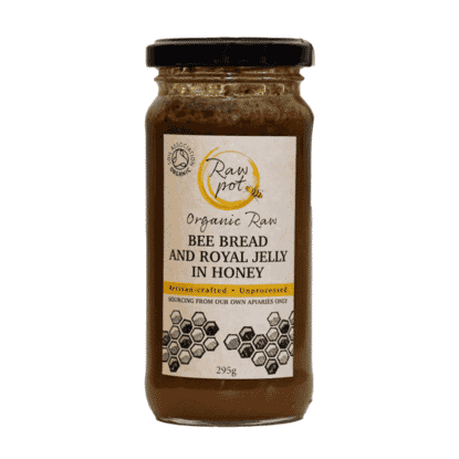 Organic Raw Bee Bread and Royal Jelly in Honey 295g