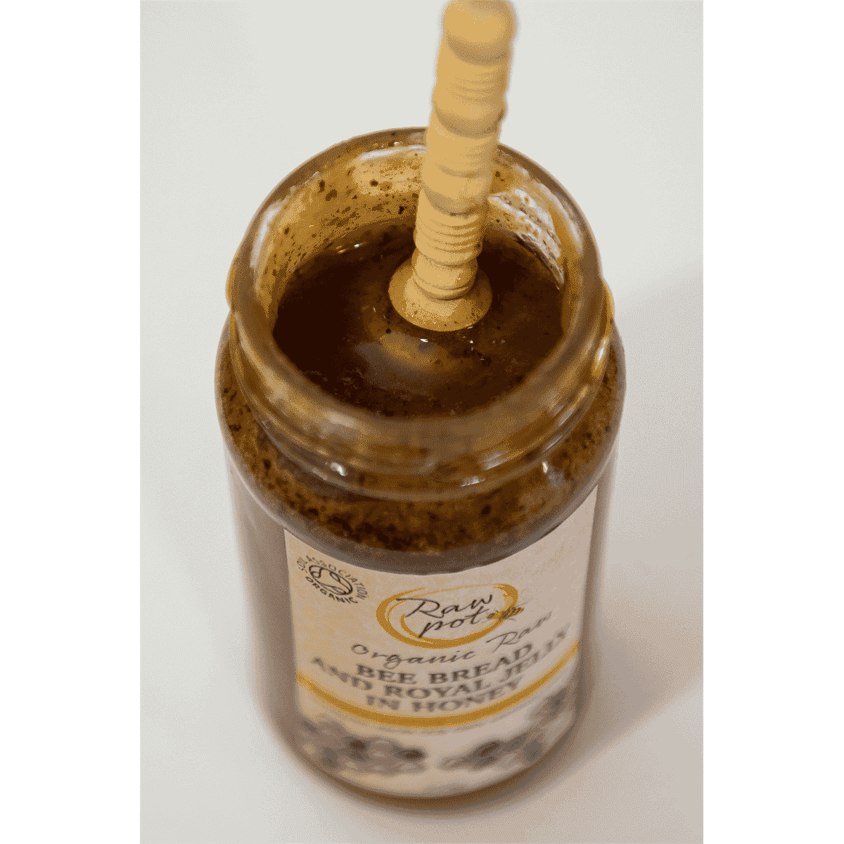 Organic Raw Bee Bread and Royal Jelly in Honey 295g