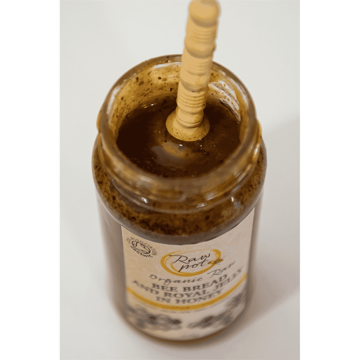 Organic Raw Bee Bread and Royal Jelly in Honey 295g