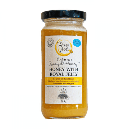 Organic Rawyal Honey with Royal Jelly 295g
