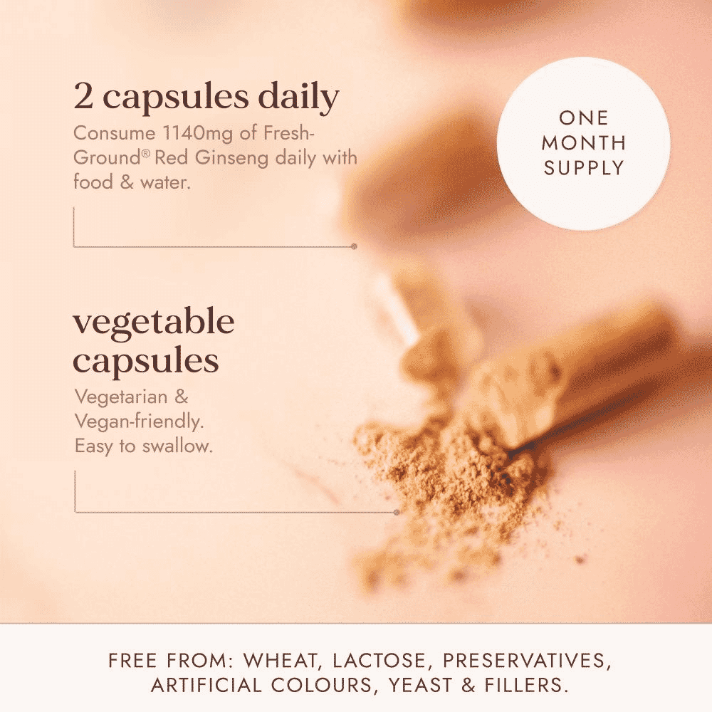 Organic Red Ginseng 60s